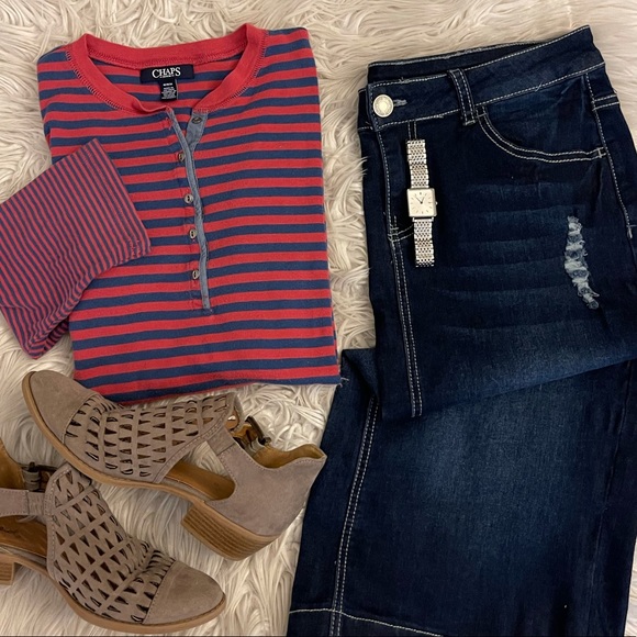 Chaps Tops - Chaps | Striped top